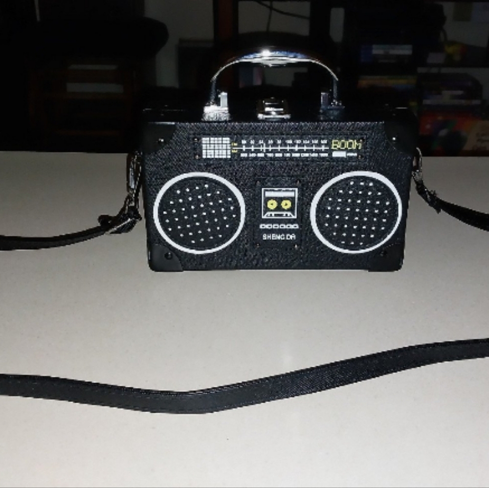 Women's radio crossbody purse